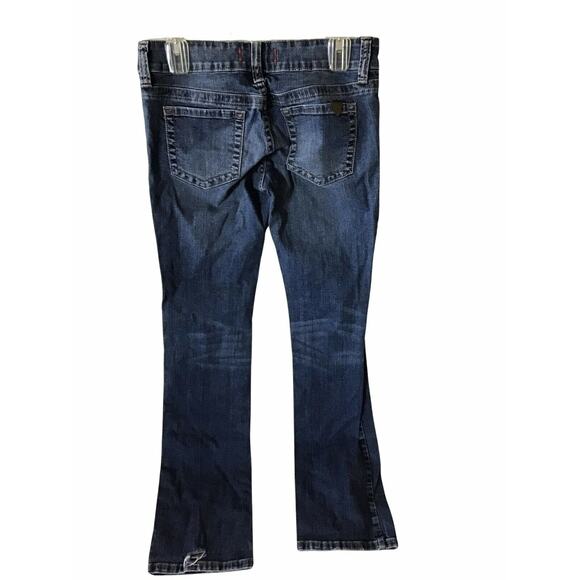 Guess Jeans Women's Size 28 Blue Stonewash Denim Low Rise Straight Pismo Fit - Picture 2 of 6